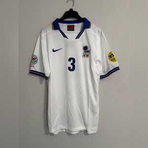 Italy 1996 Euro Retro Jersey - Paolo Maldini #3